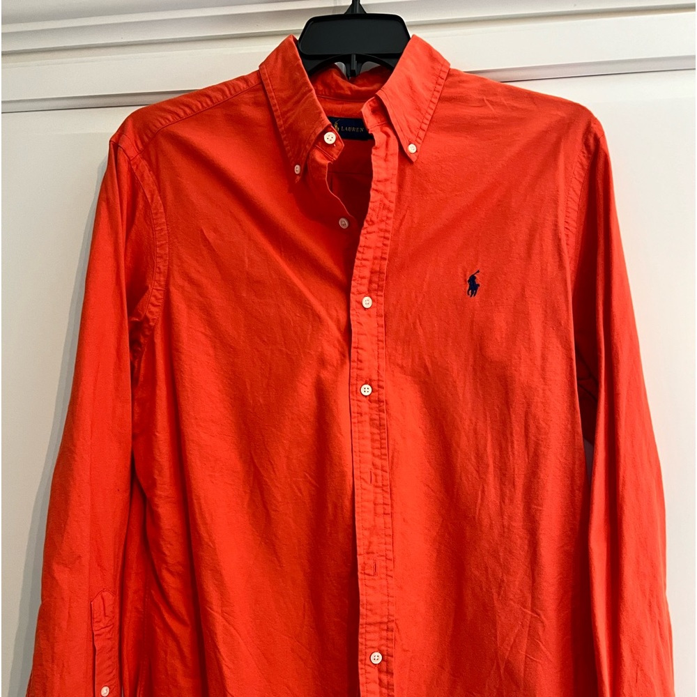 Ralph Lauren long sleeve button down. Size large